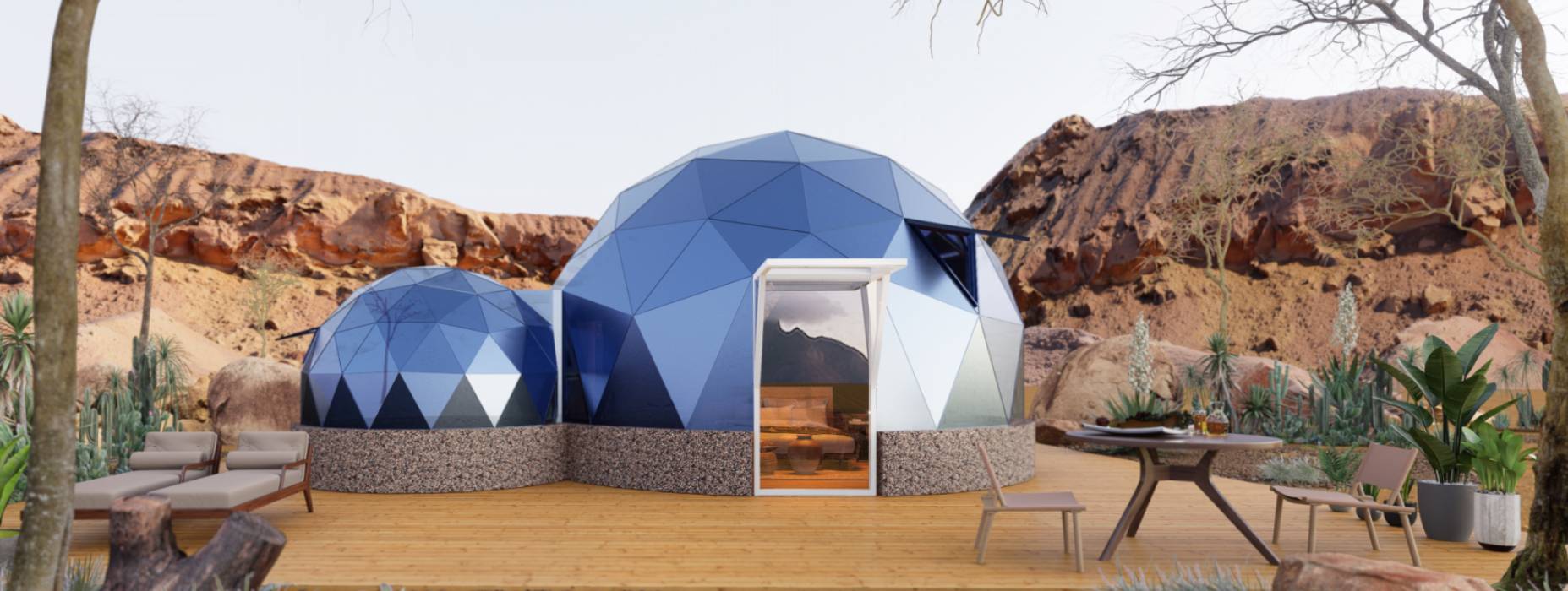 津南区球形智能光伏玻璃星空房